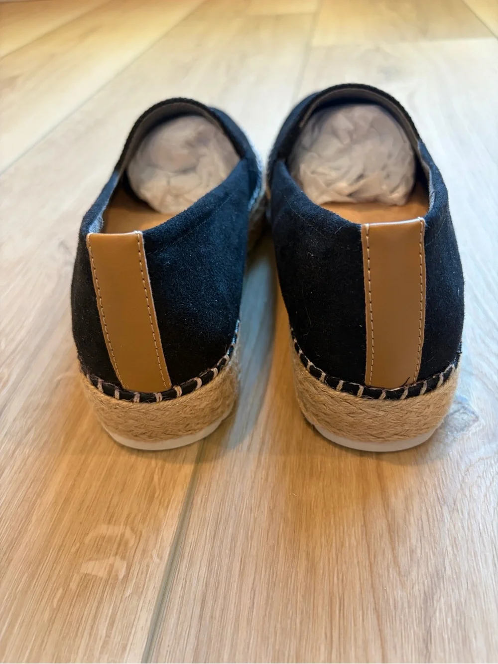 Dr Scholls Black Sunray Espadrille Slip On Platforms Size 7
